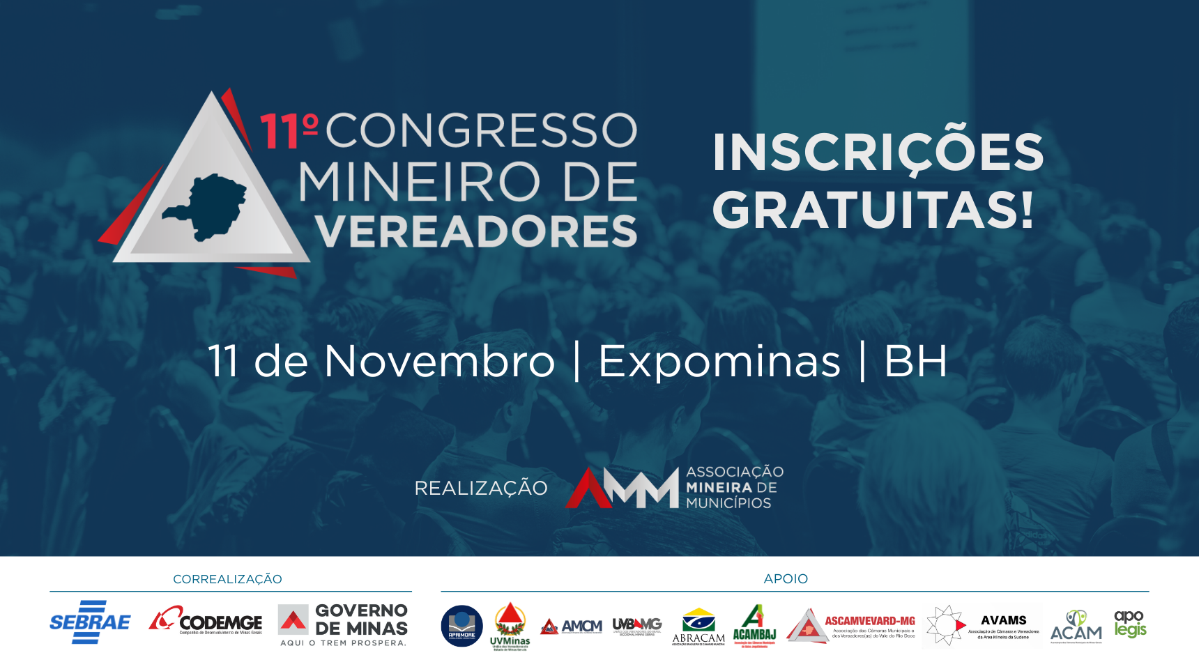 11º Congresso Mineiro de Vereadores destaca inovação, tecnologia e desenvolvimento econômico nos municípios